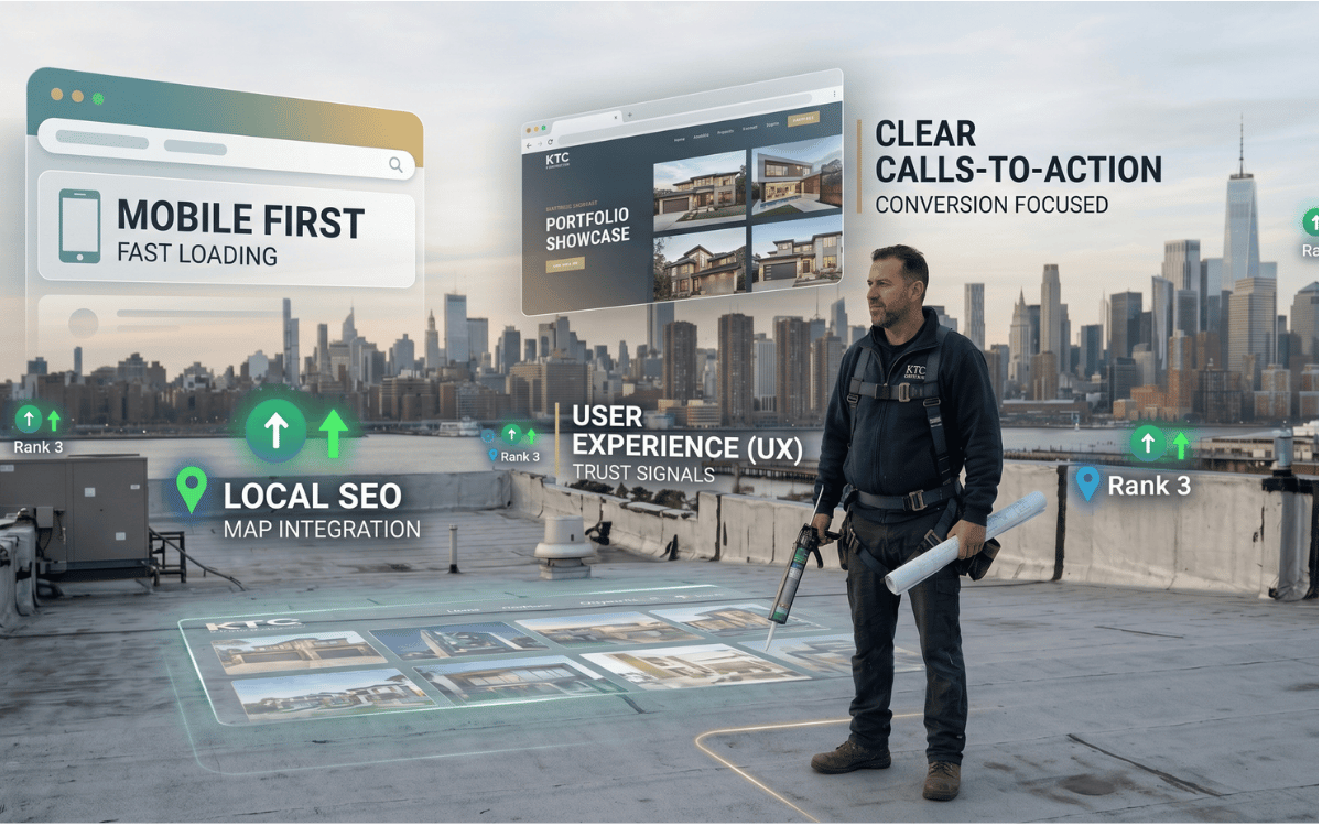 key elements of contractor website design